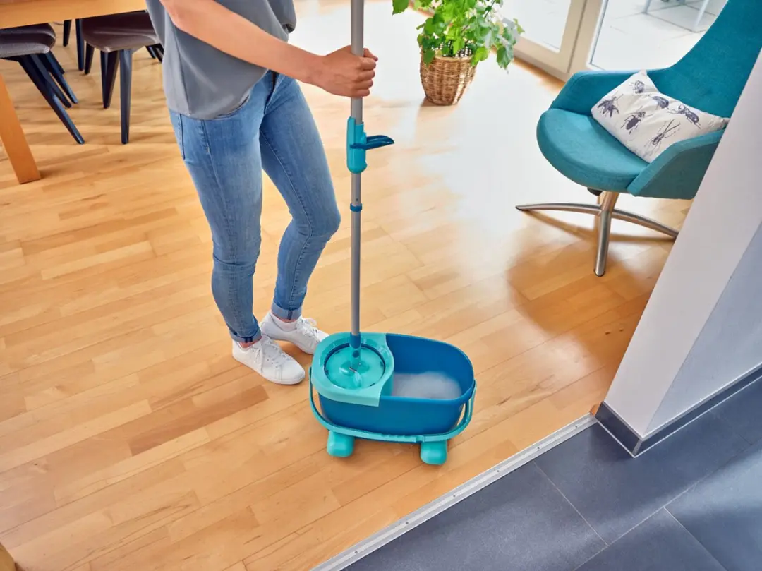 Leifheit Clean Twist Ergo Rolwagen - Turquoise