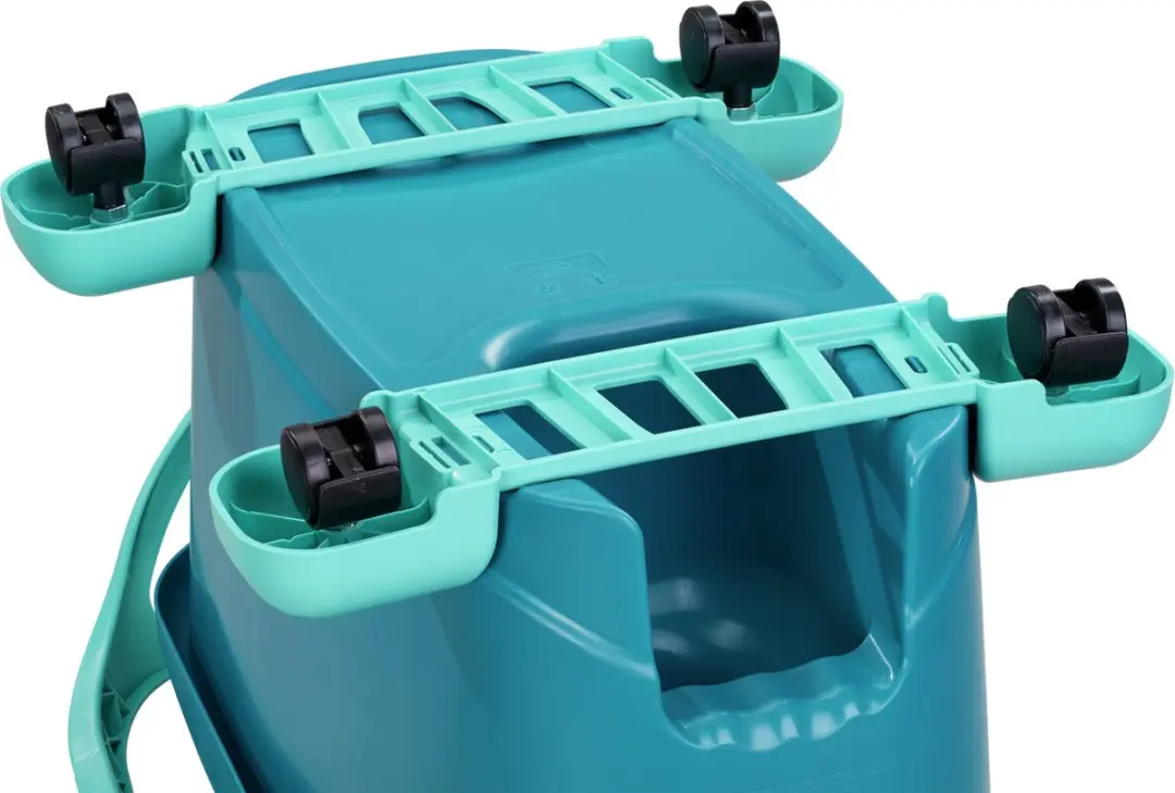 Leifheit Clean Twist Ergo Rolwagen - Turquoise