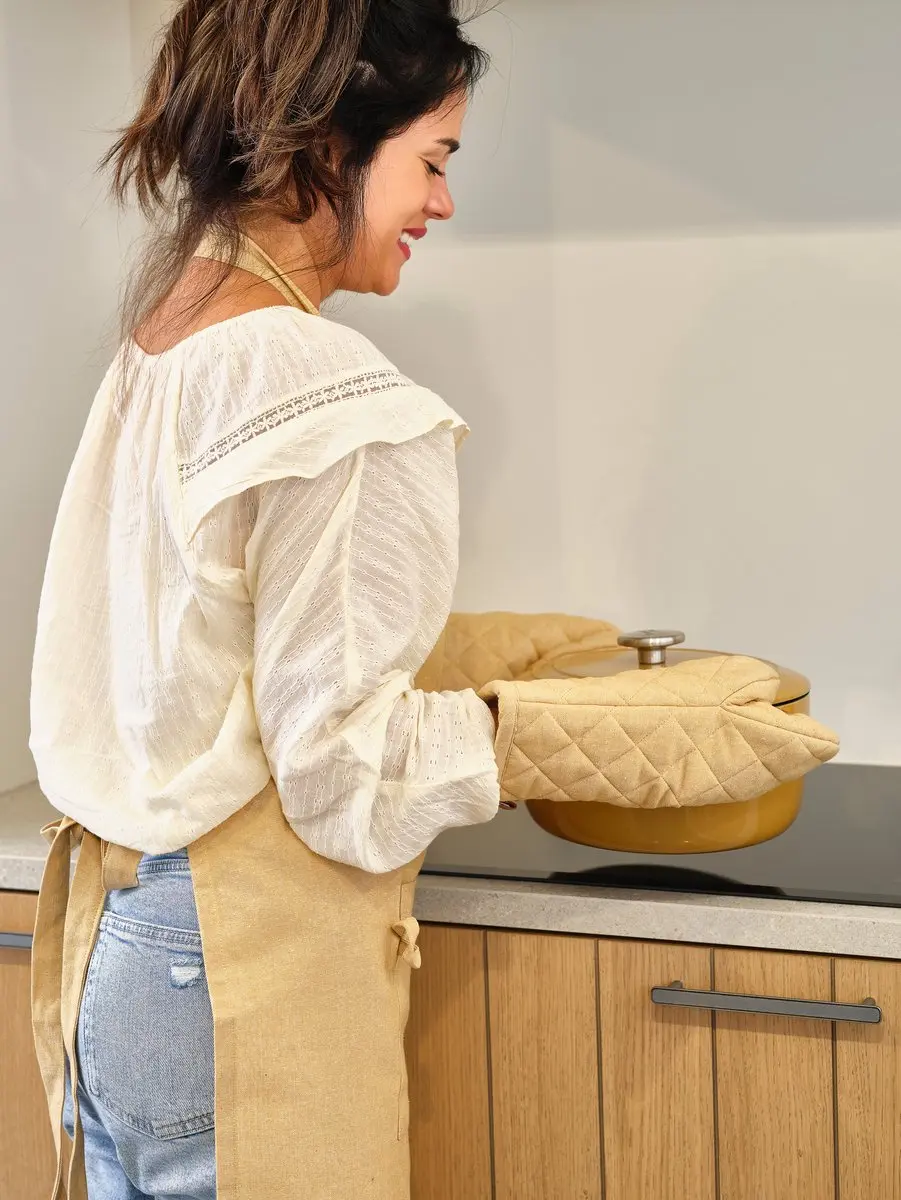 Cosy&Trendy Ovenwant Stoff Amber Gold - 31x15x3cm