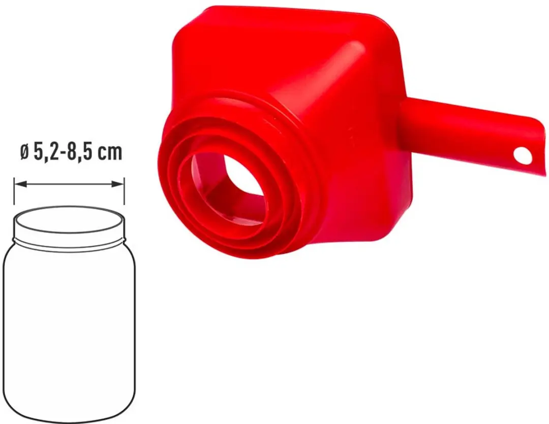 Browin Lejek Keukenaccessoire 0,9L - Wit/Rood