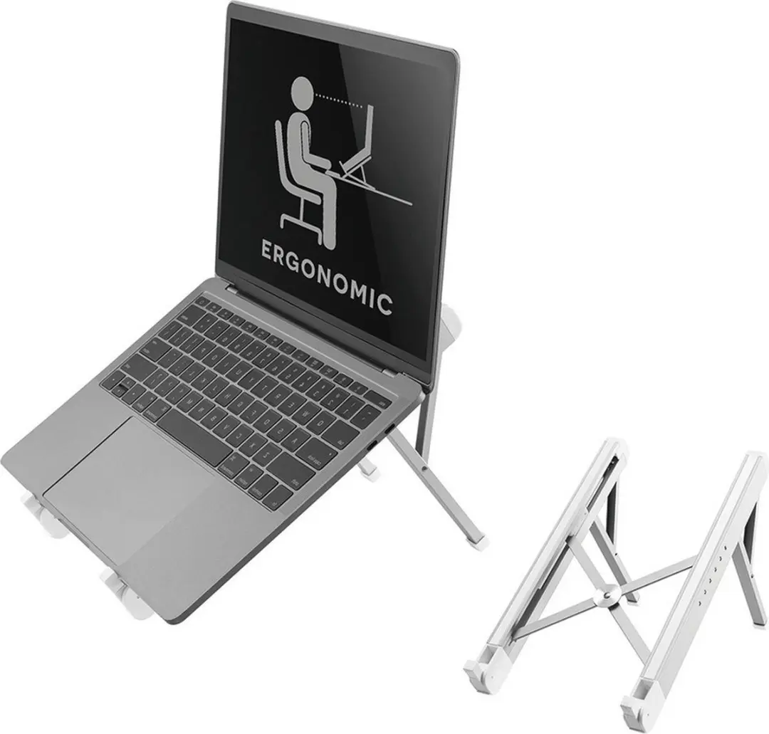 Neomounts NSLS010 Laptopstandaard 11-17" - 6 Posities - Zilver