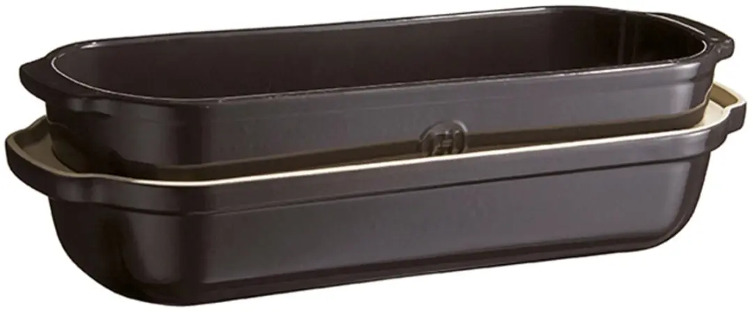 Emile Henry Grand Cru Broodbakvorm - 39x16x15cm - Zwart