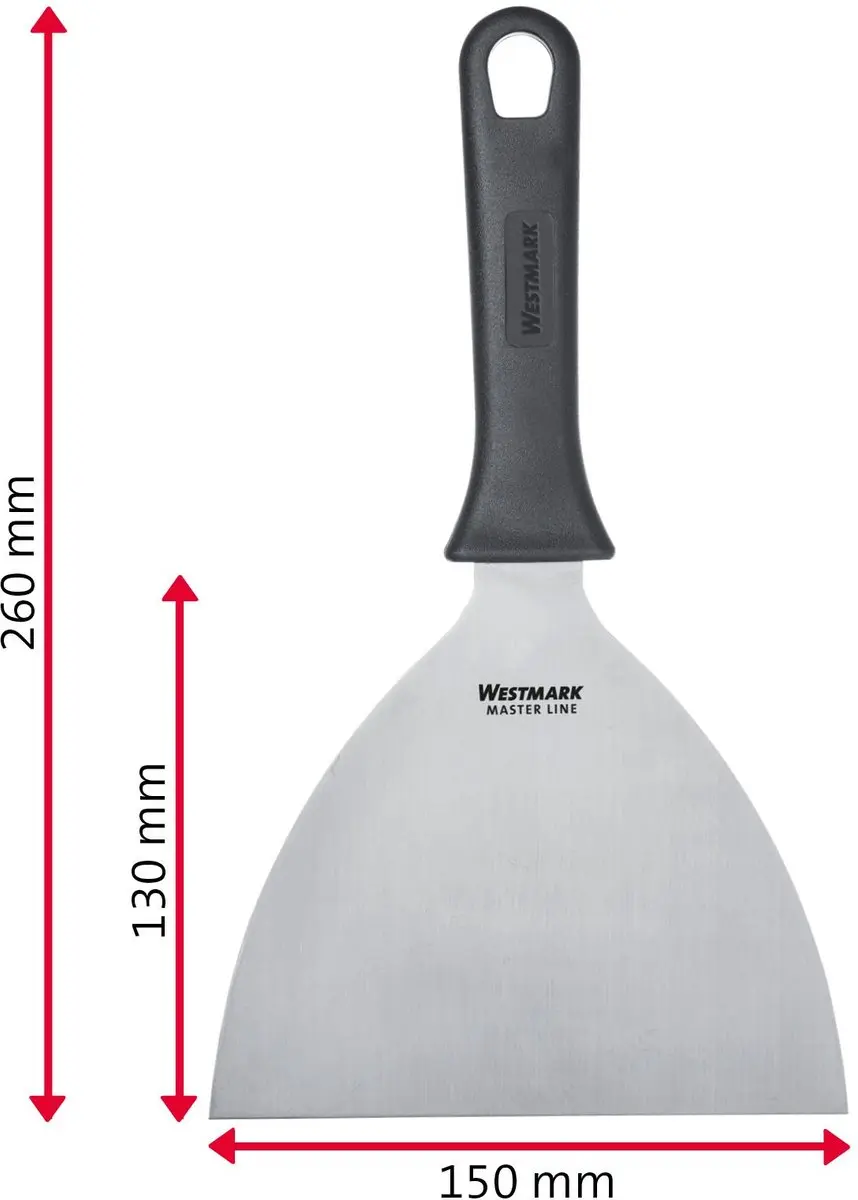 Westmark Master Line Schraper/Grillspatel 15x13cm - 2 Stuks