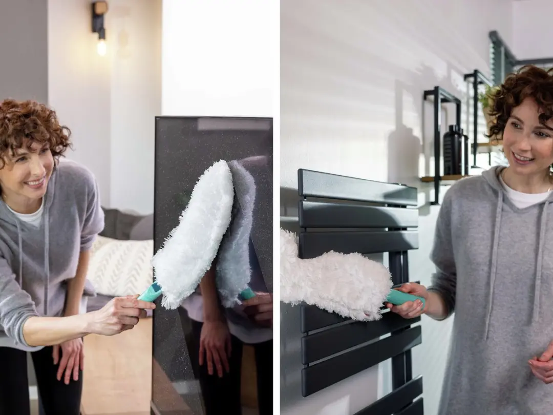 Leifheit Superduster XL Plumeauset - 2 Wasbare Overtrekken - Microvezel
