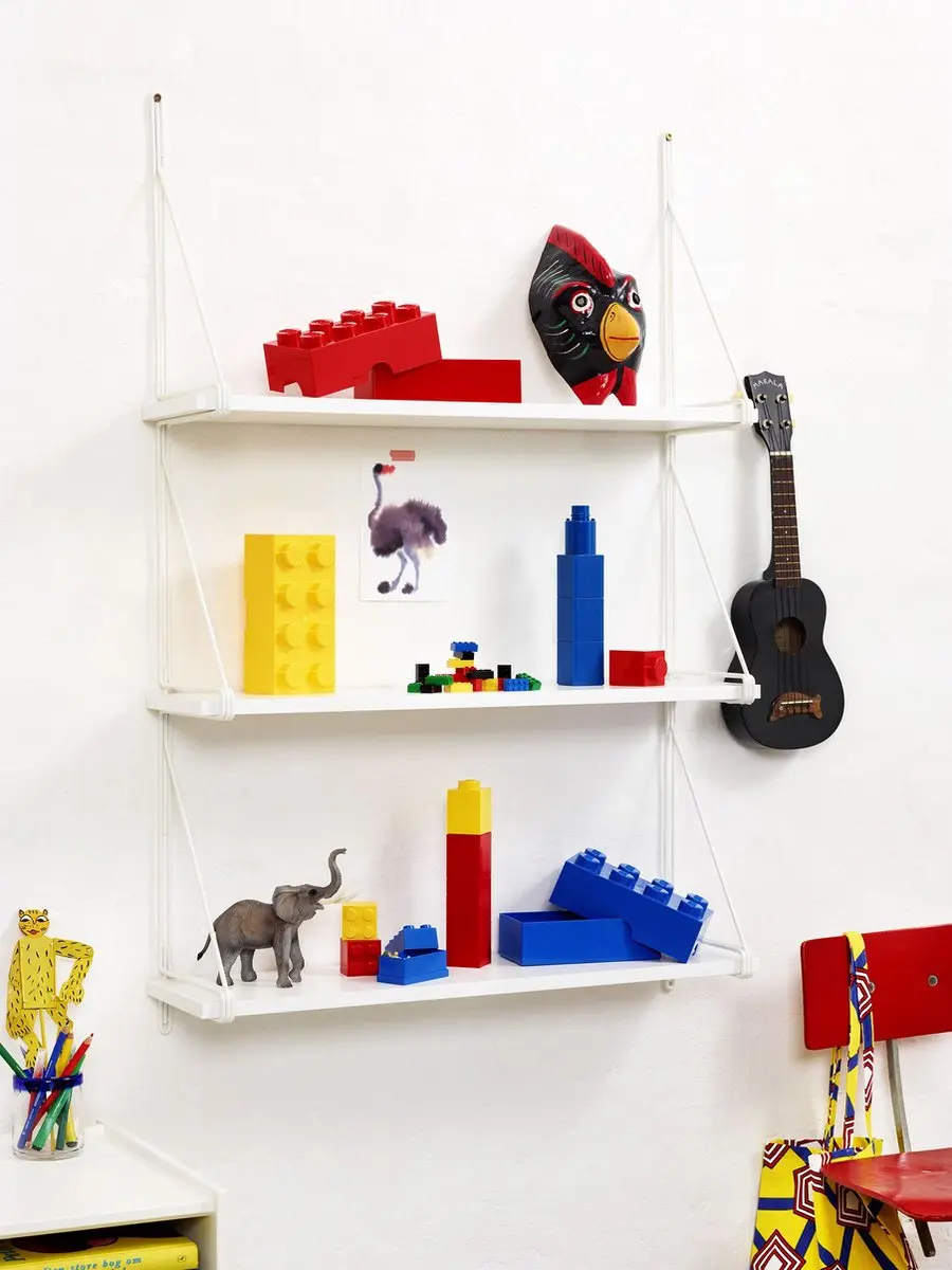 LEGO Opbergbox Mini Brick 4 - Geel