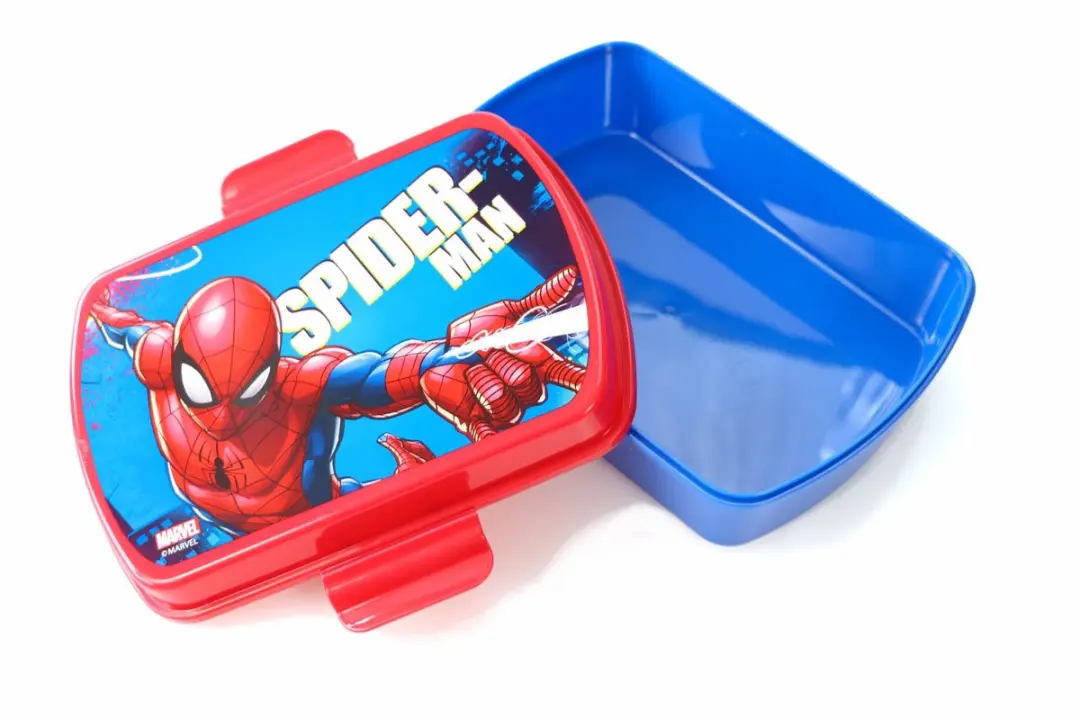 Marvel Spider-Man Junior Broodtrommel 0.5L - Blauw/Rood