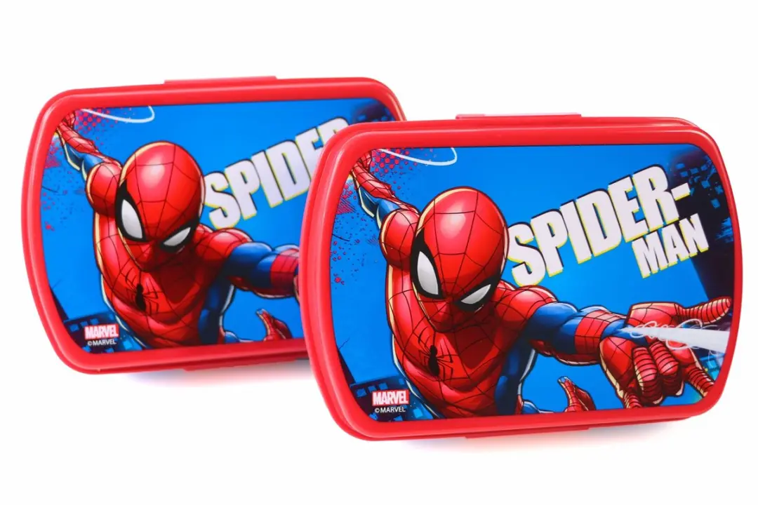 Marvel Spider-Man Junior Broodtrommel 0.5L - Blauw/Rood - afbeelding 6 van 6
