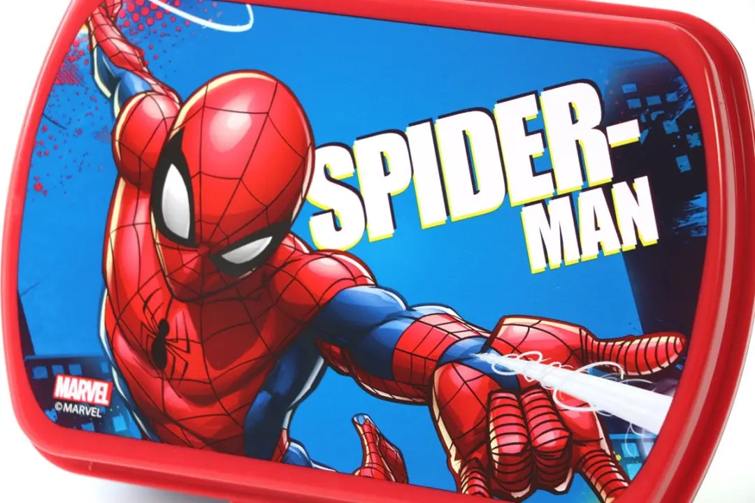 Marvel Spider-Man Junior Broodtrommel 0.5L - Blauw/Rood