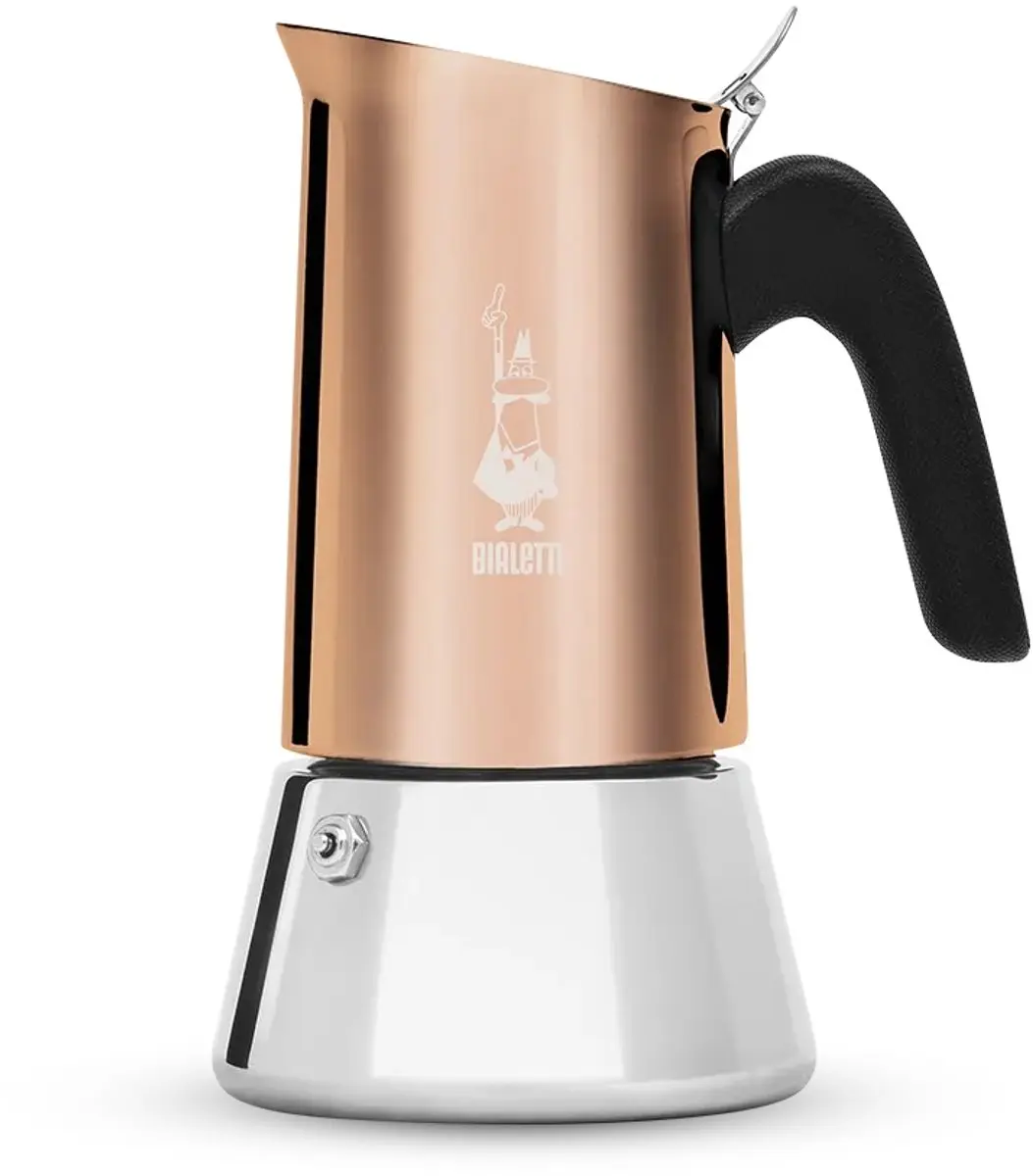 Bialetti Venus 4 Kops Espressopot 170ml - Koper/RVS - Inductie