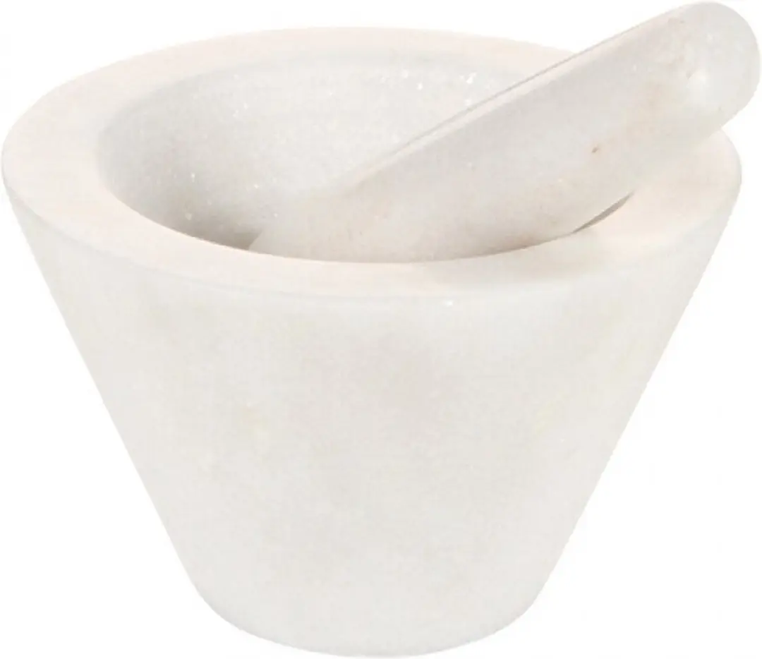 Boska Spicy Marmer Vijzel - ⌀10cm - Wit - afbeelding 6 van 6