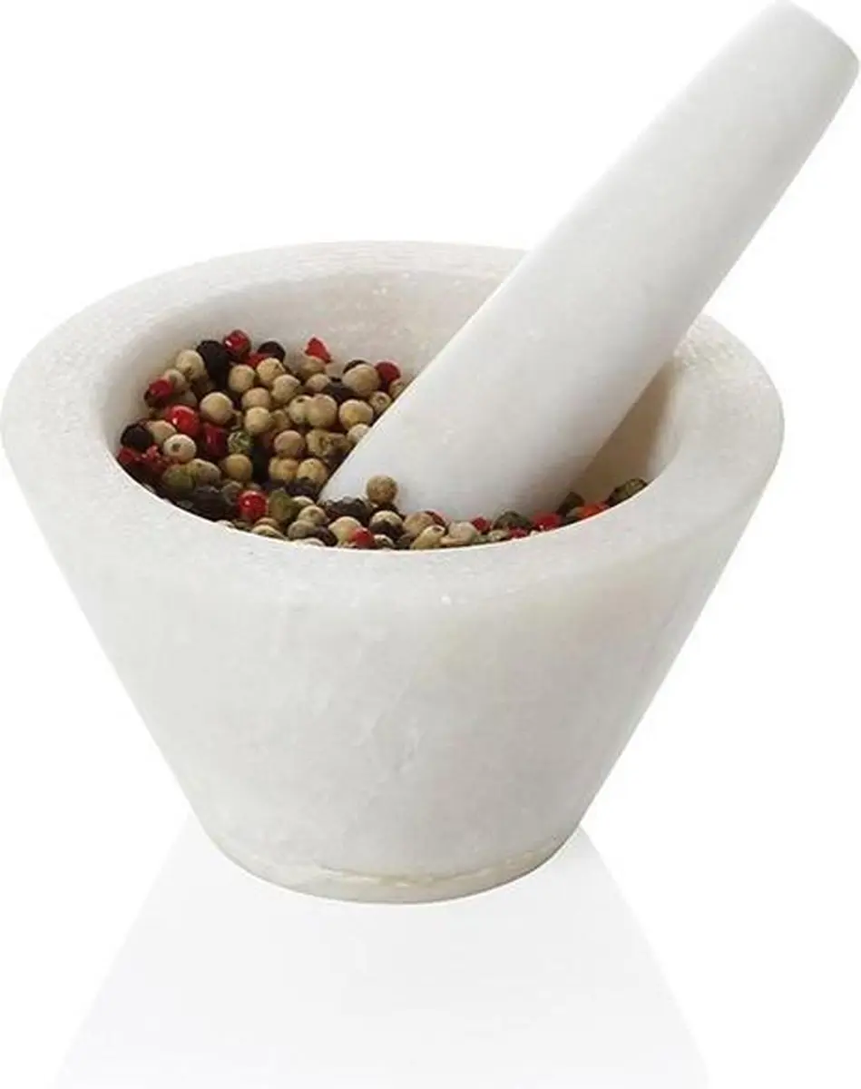 Boska Spicy Marmer Vijzel - ⌀10cm - Wit