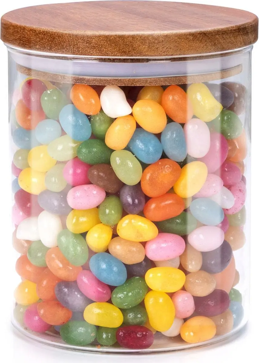 Alpina Foodking Voorraadpot 3x - 600ml - Borosilicaatglas - Luchtdicht