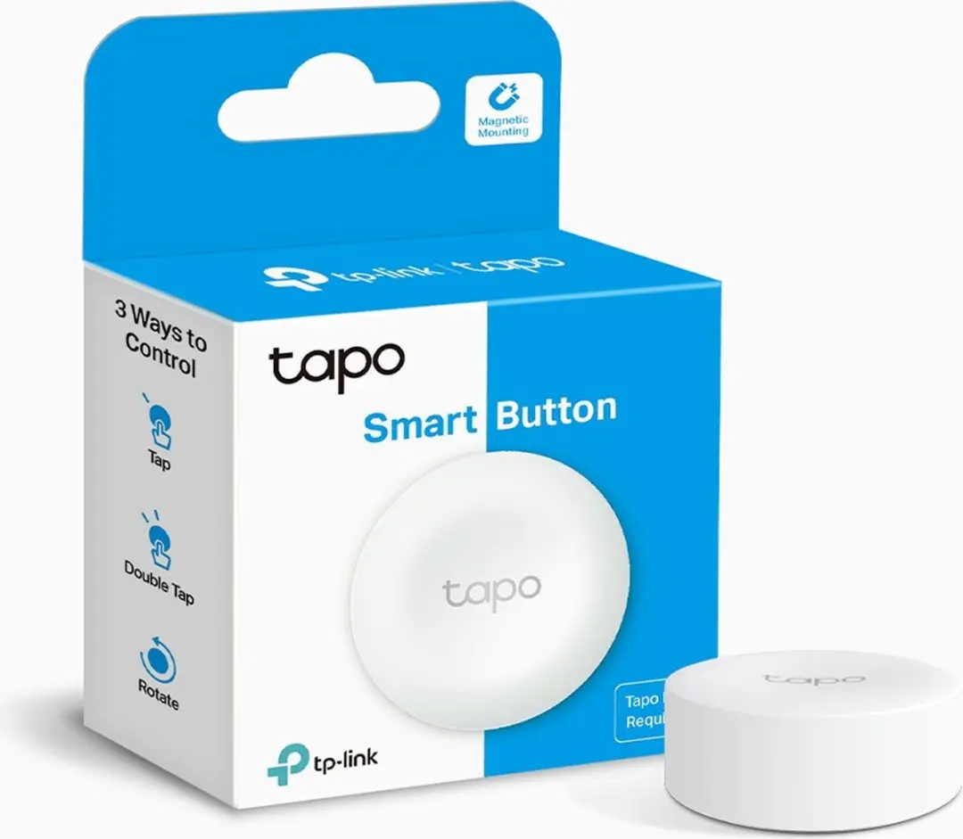 TP-Link Tapo S200B Smart Knop - 72W - Wit