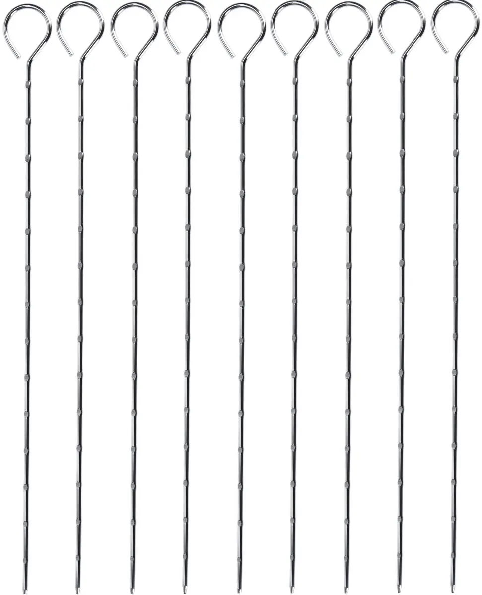 Bellatio Design BBQ Spiezen 36 Stuks - 27,5 cm - Zilver