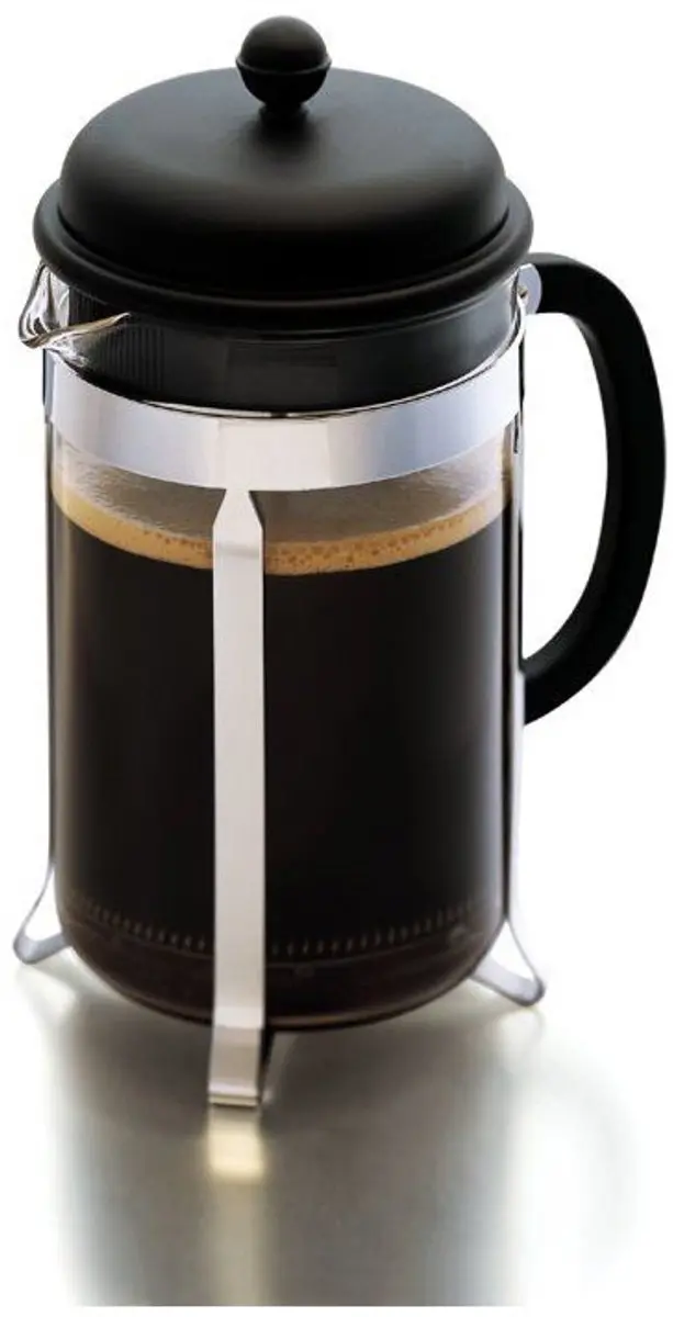 Bodum Franse Pers 1,5L - RVS - Transparant/Zwart - afbeelding 2 van 2