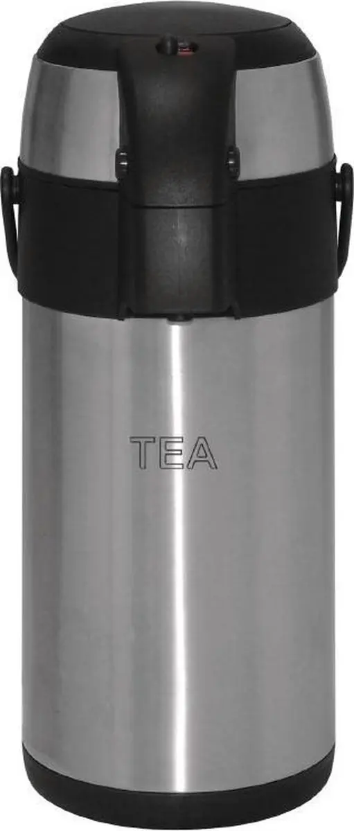 Olympia Thermoskan met Pomp 3L - TEA - RVS - Dubbelwandig - afbeelding 2 van 2