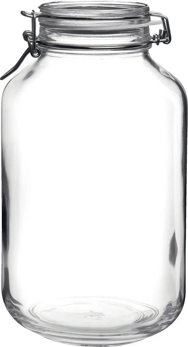 Bormioli Rocco Voorraadpot Glas 4L - 2 Stuks
