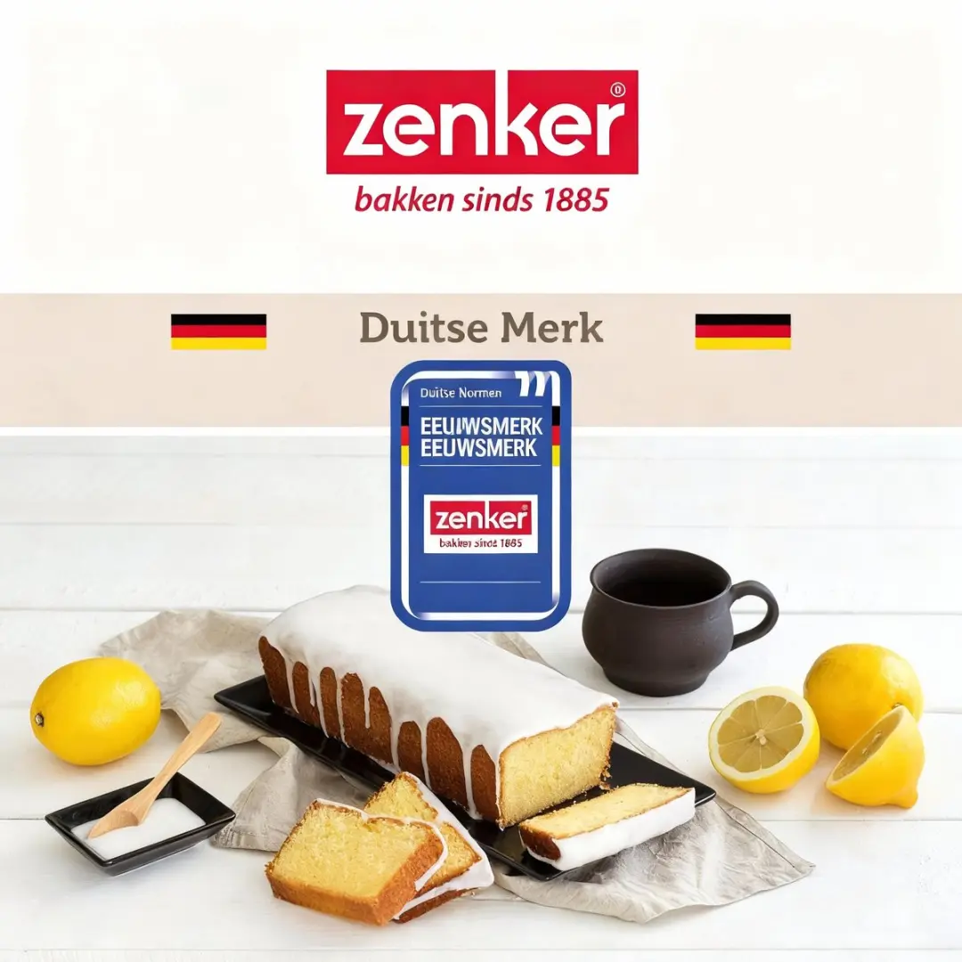 Zenker Bakset met Springvorm 26,3cm - 2 Mengkommen & Spatel - Grijs