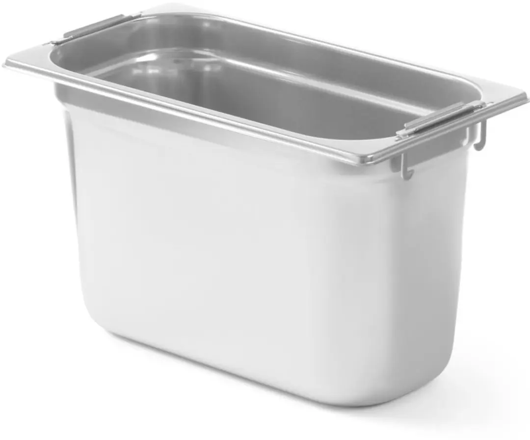 HENDI GN 1/3 Gastronormbak RVS 32,5x17,6x10cm - Zilver