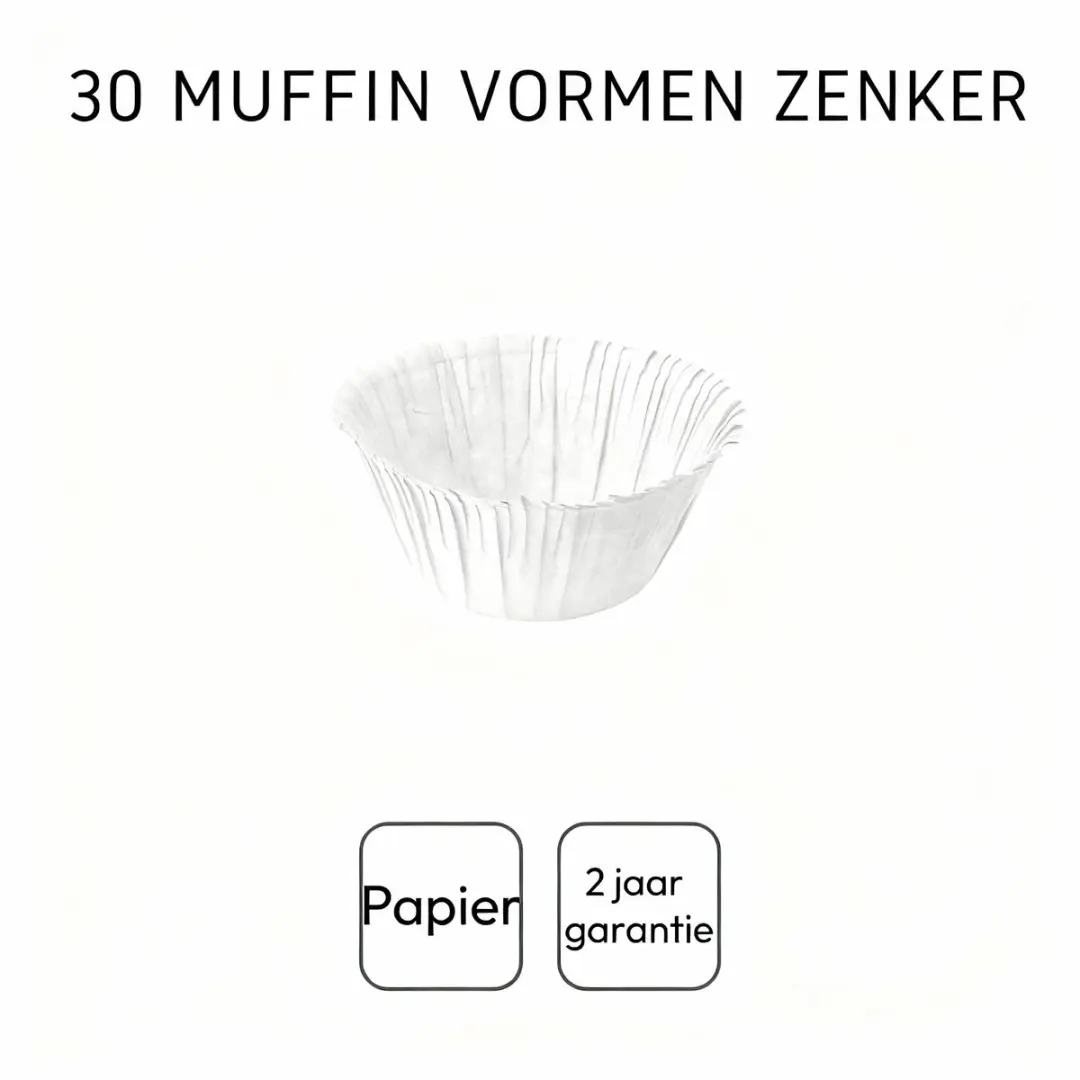 Zenker Smart Pastry Muffinvormpjes 5cm - 30 Stuks