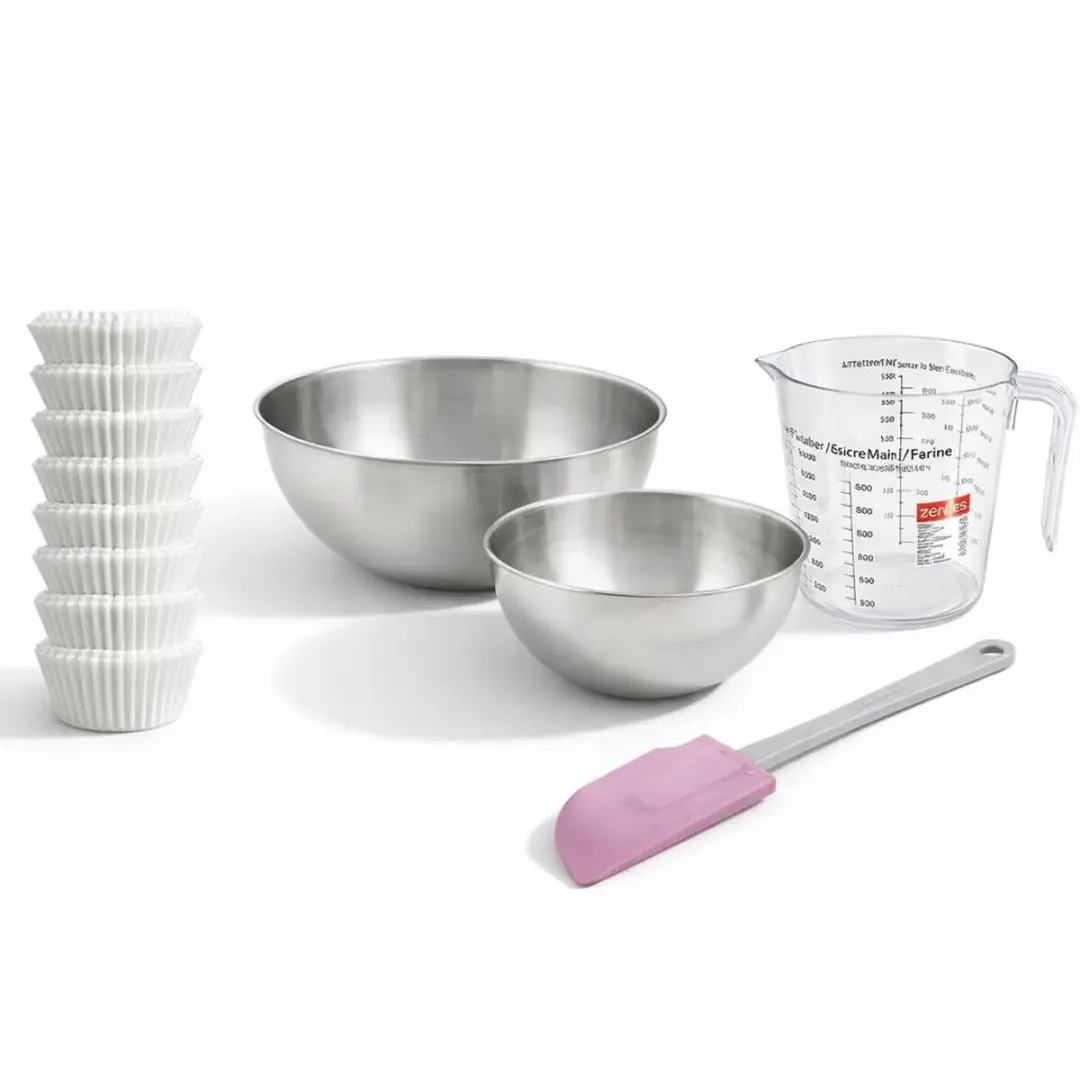 Zenker Bakkersset Muffinvormpjes 240 Stuks - 2 Kommen & Accessoires Wit