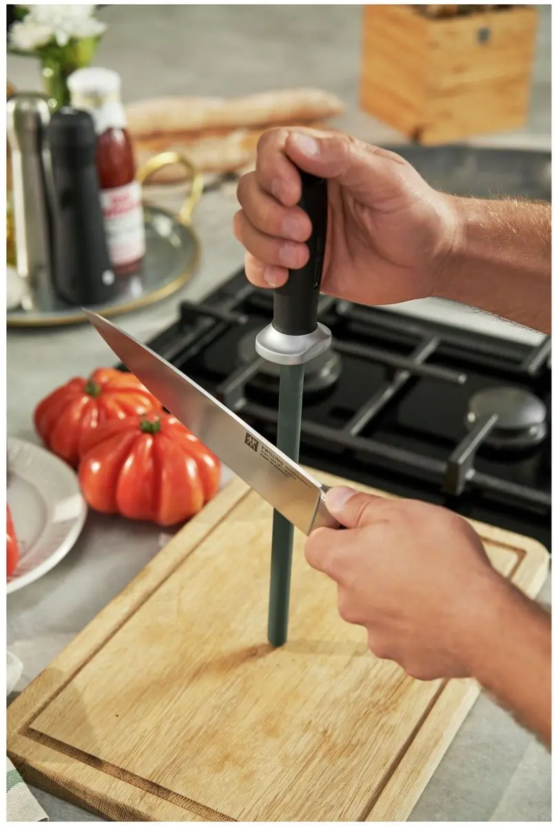 Zwilling Koksmes 18cm & Aanzetstaal 23cm - 2 Stuks