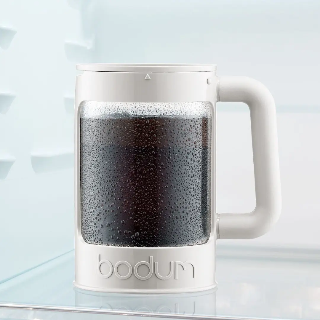 Bodum Bean Cafetière 1.5L - 12 Koppen - BPA-vrij - Wit