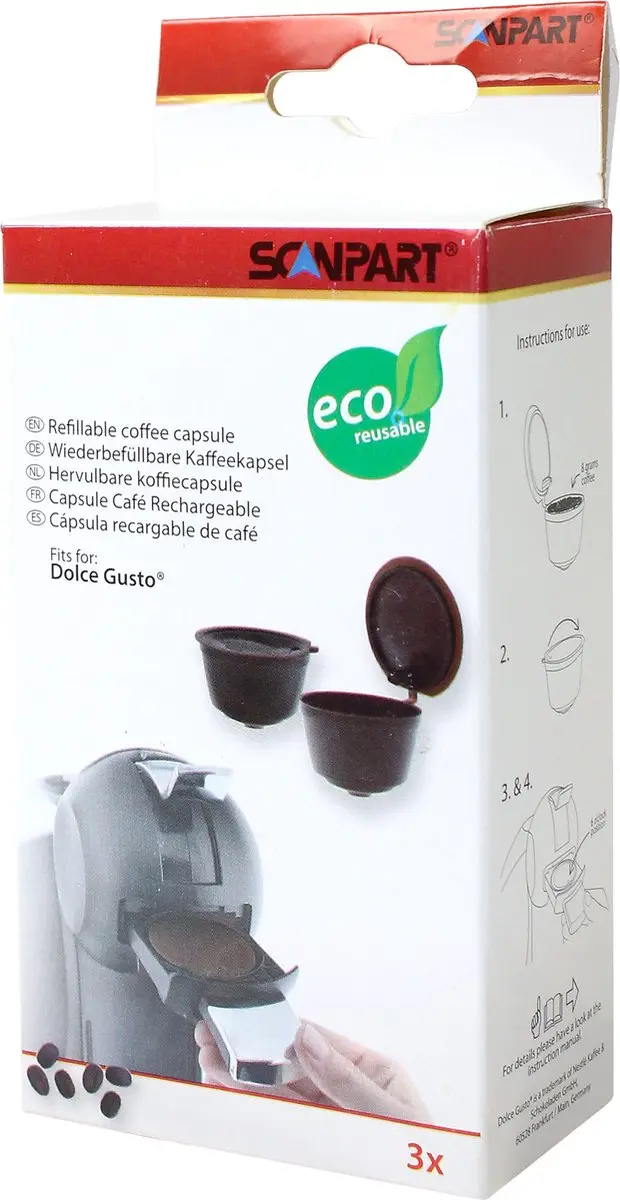 Scanpart Koffiecuphouder Navulbaar 3 Stuks