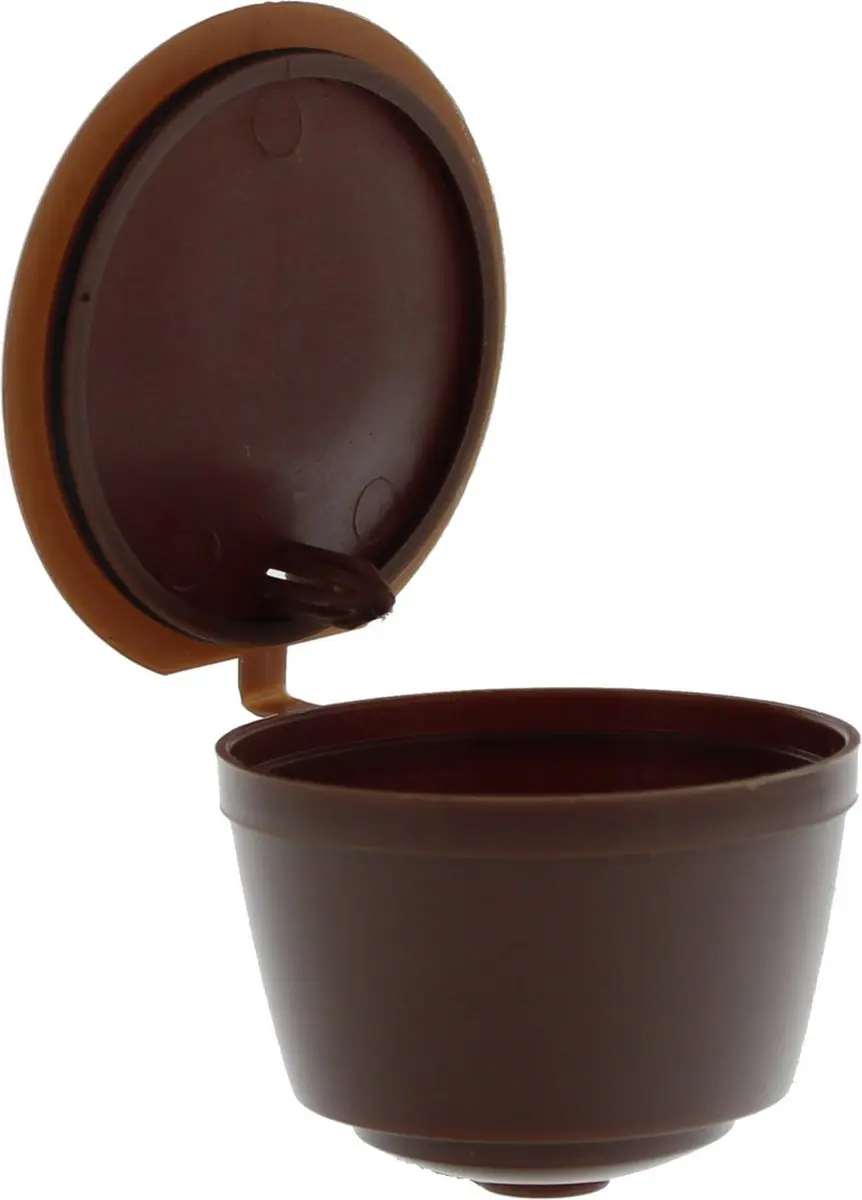 Scanpart Koffiecuphouder Navulbaar 3 Stuks - Dolce Gusto - Bruin