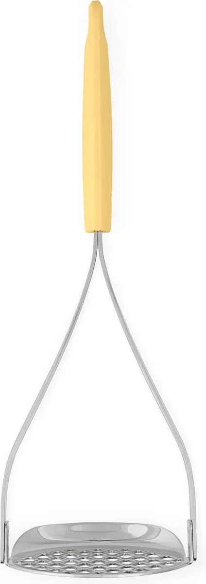 Brabantia Tasty+ Pureestamper plus lepel - Vanilla Yellow