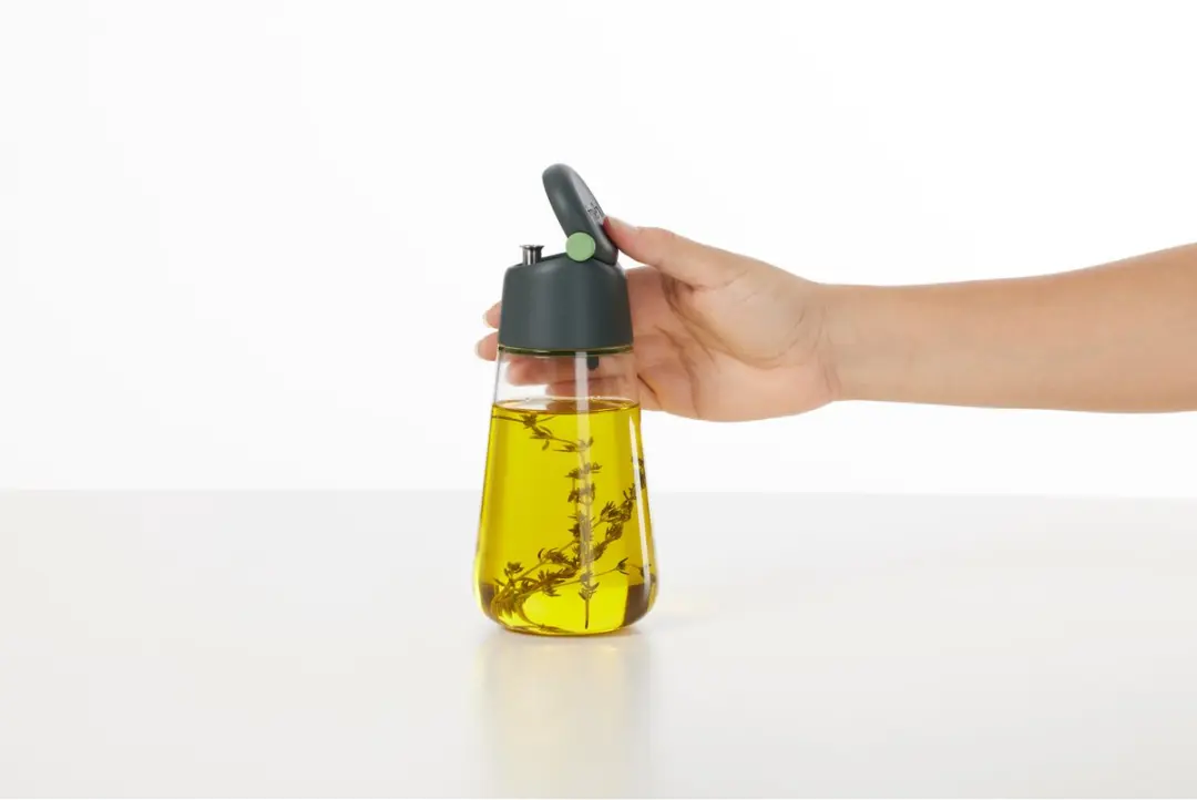 Lékué Olie/Azijn Dispenser Set 2x - 400ml - Grijs