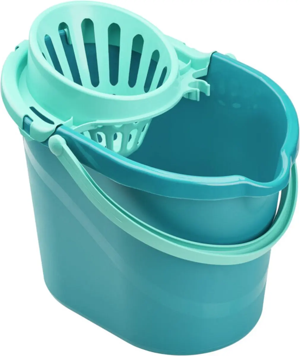 Leifheit Classic Mop Set 120cm - Turquoise/Wit