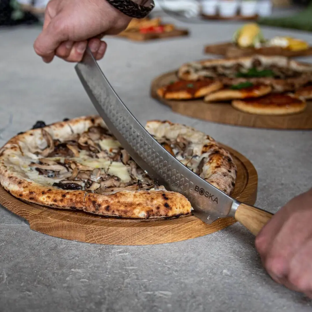 Boska Oslo+ Pizzames & Kaasmes - Eikenhout & RVS