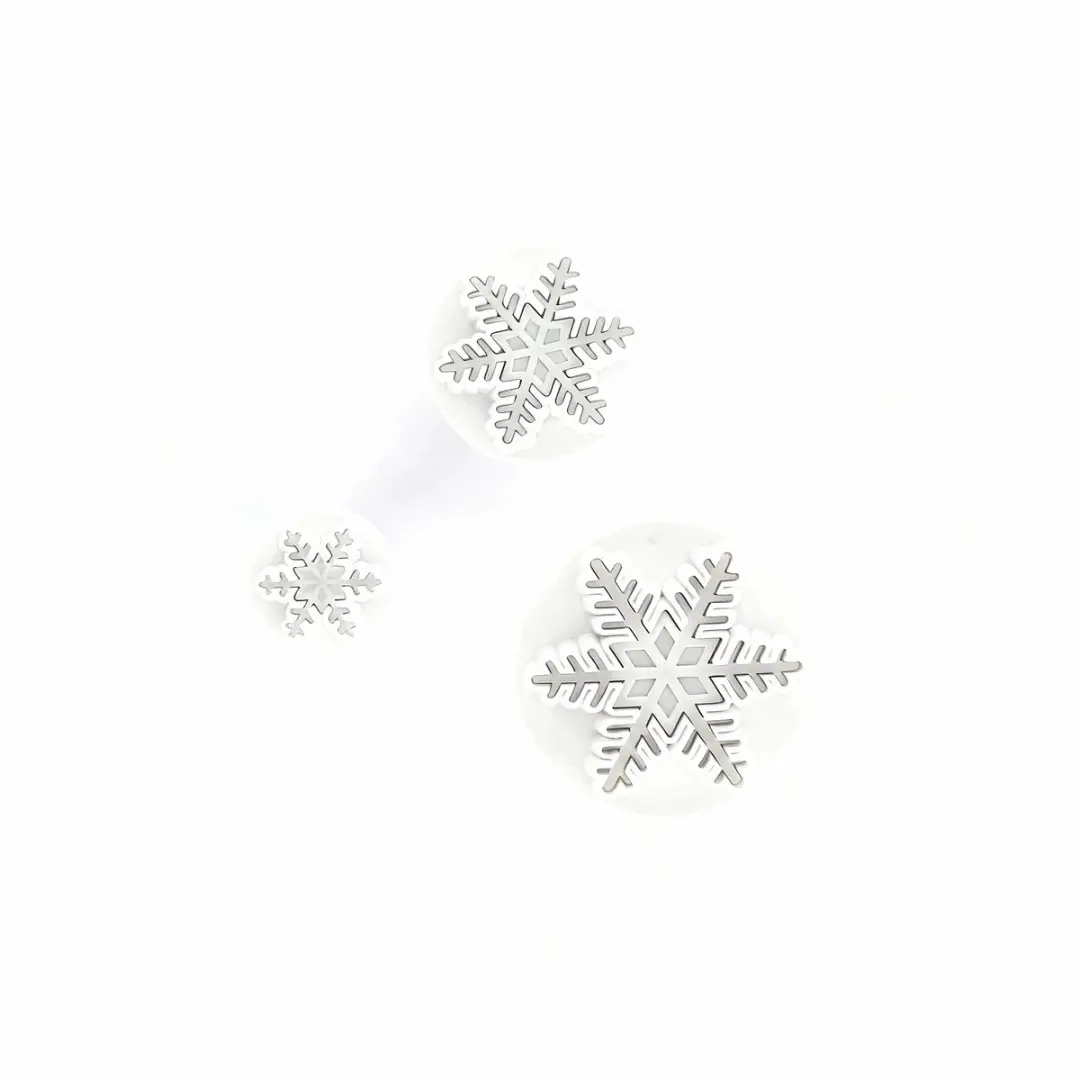 Zenker Kerstuitstekers Sneeuwvlokmotief - 3 Stuks