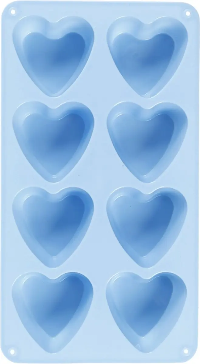 Creativ Company Siliconen Vorm Hart 70x60mm - Blauw