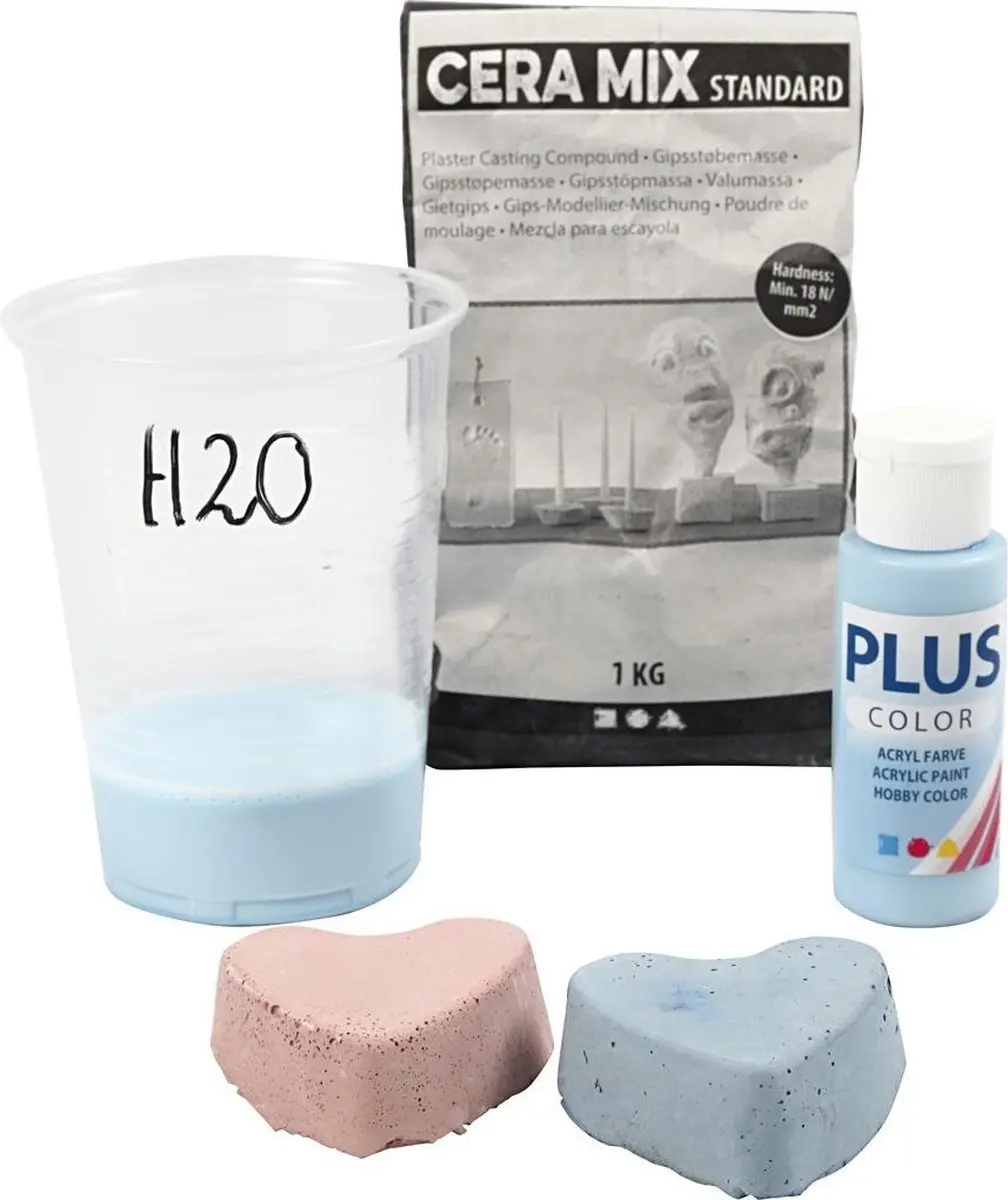 Creativ Company Siliconen Vorm Hart 70x60mm - Blauw