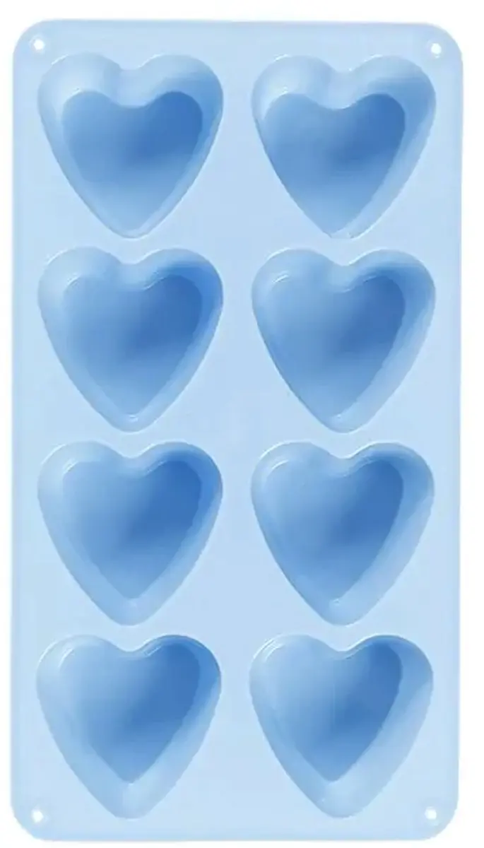 Creativ Company Siliconen Vorm Hart 70x60mm - Blauw