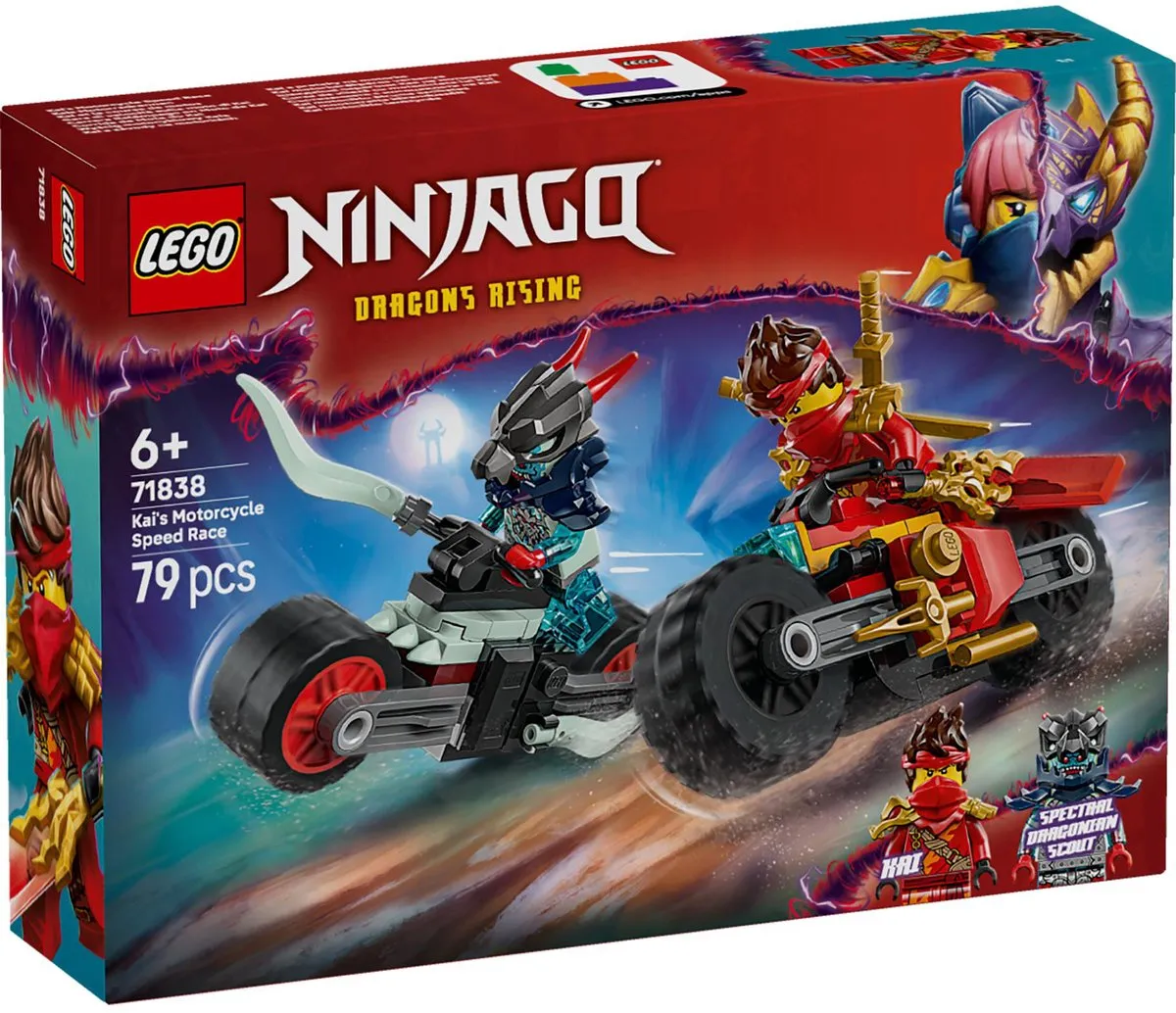 LEGO Ninjago Kai's Motorrace 71838 Bouwpakket - 79 Stukken - Multicolor