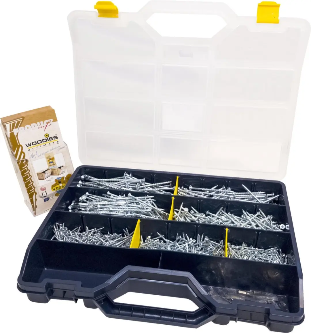 Woodies Ultimate Assortimentskoffer Torx Schroeven - 7 Maten - 1200-delig