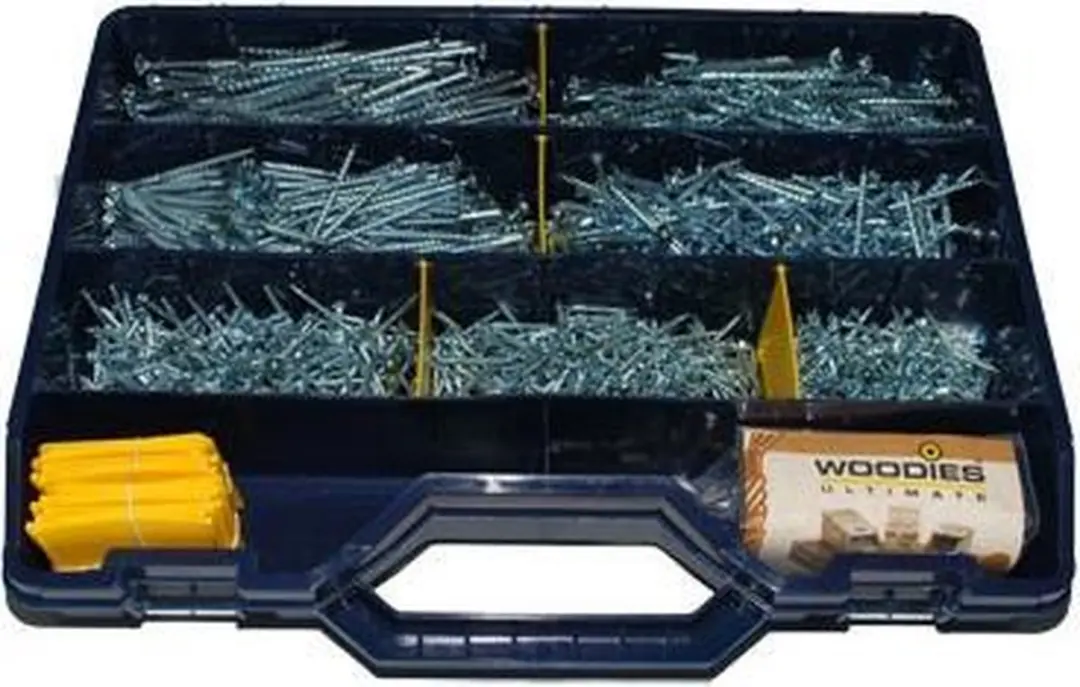 Woodies Ultimate Assortimentskoffer Torx Schroeven - 7 Maten - 1200-delig