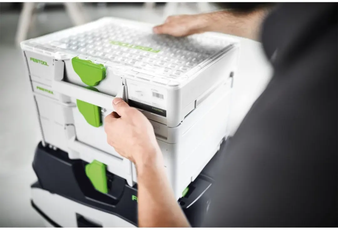 Festool SYS3 ORG L 89 Organizer 9.7L - 10 Vakken - Wit
