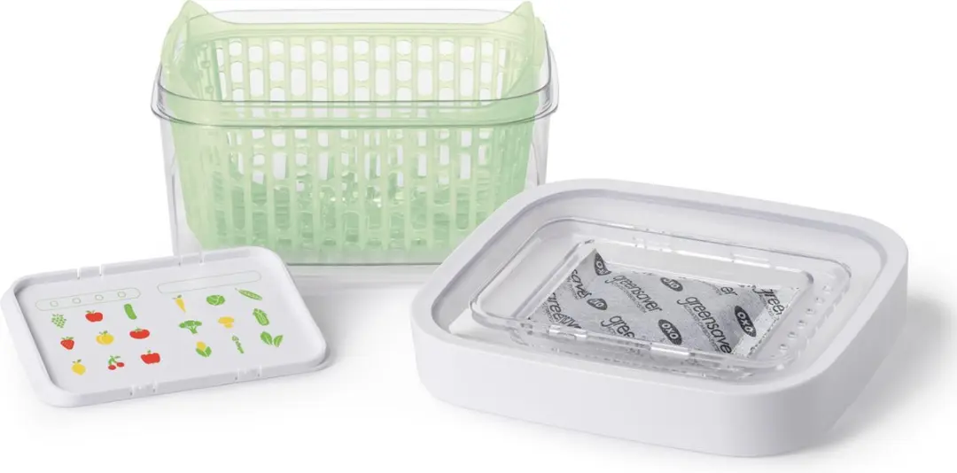 OXO Good Grips Greensaver Vershoudbakje 1,5L - Wit/Transparant