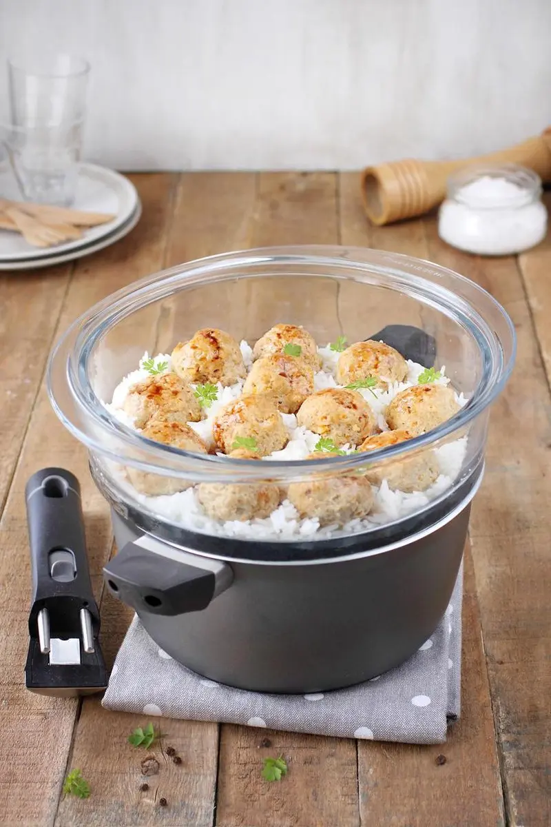 Pyrex Essentials Stoommand 2L - 20cm - Transparant - afbeelding 6 van 6