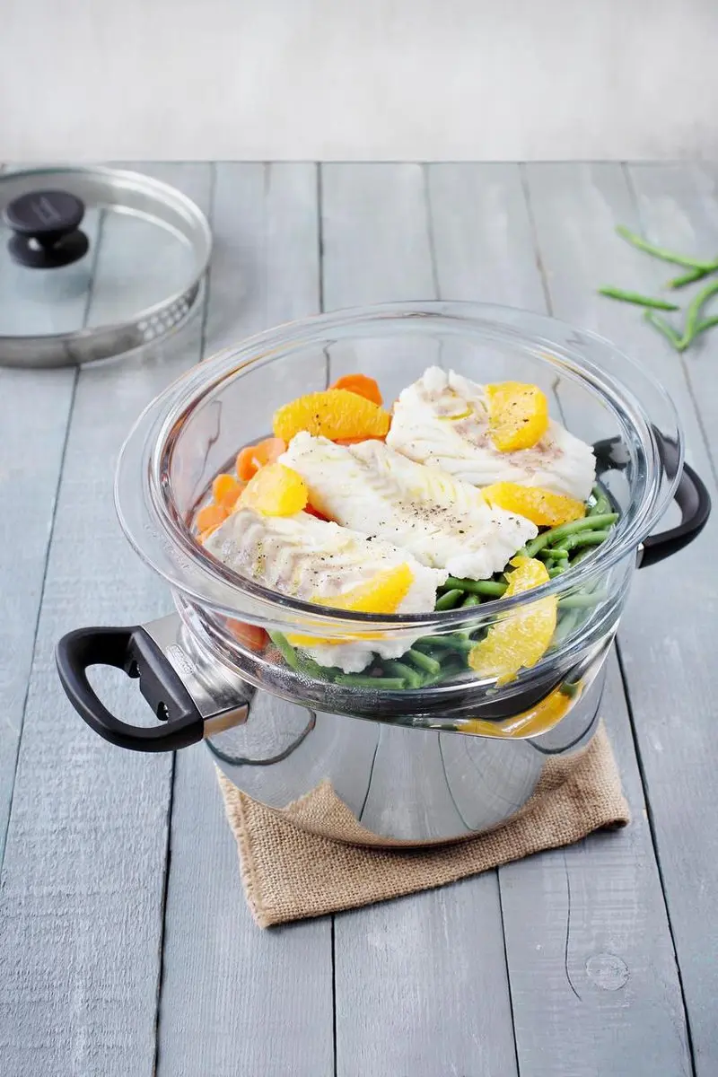 Pyrex Essentials Stoommand 2L - 20cm - Transparant