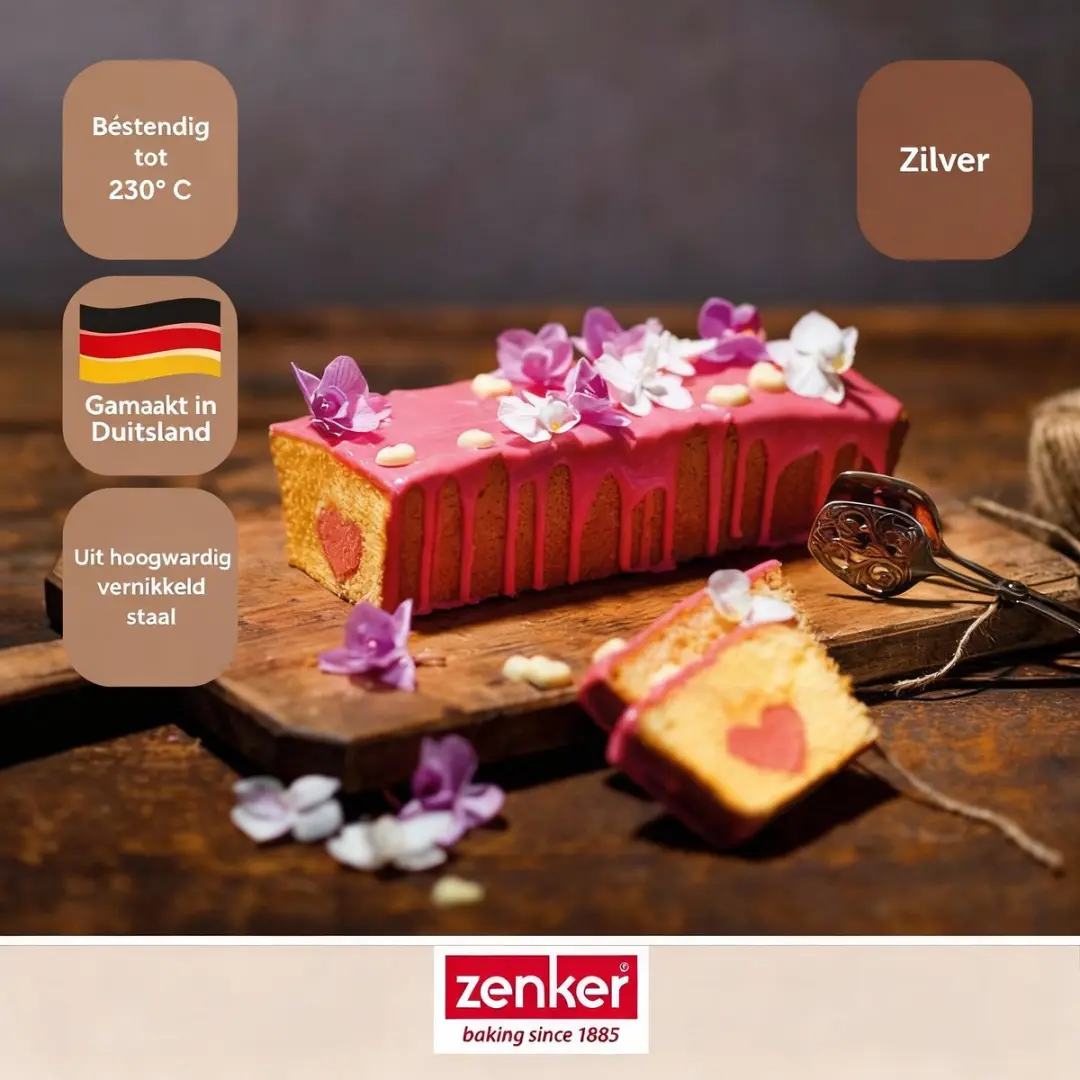 Zenker Cakevorm 25,5 cm - Grijs