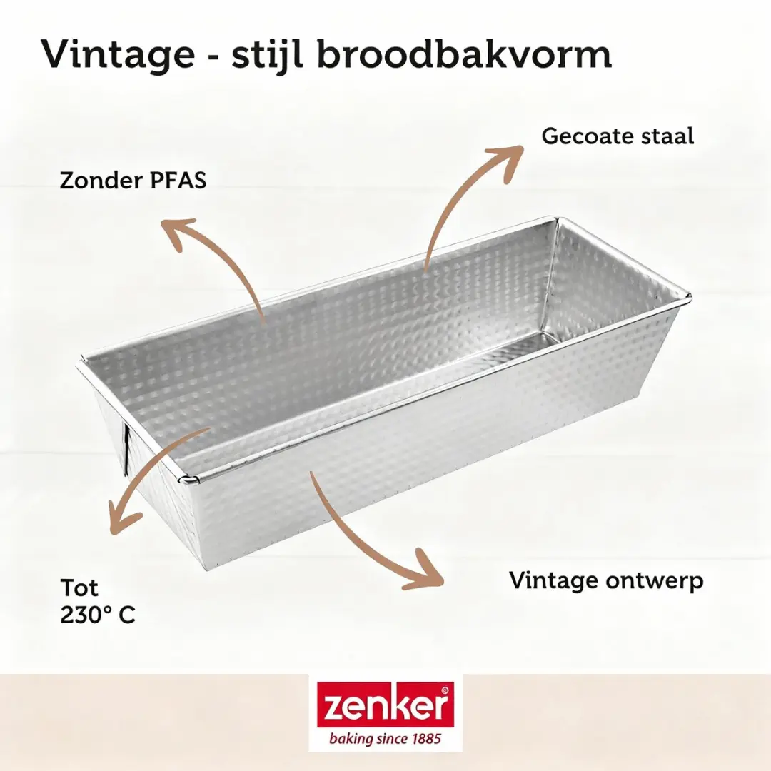Zenker Cakevorm 25,5 cm - Grijs