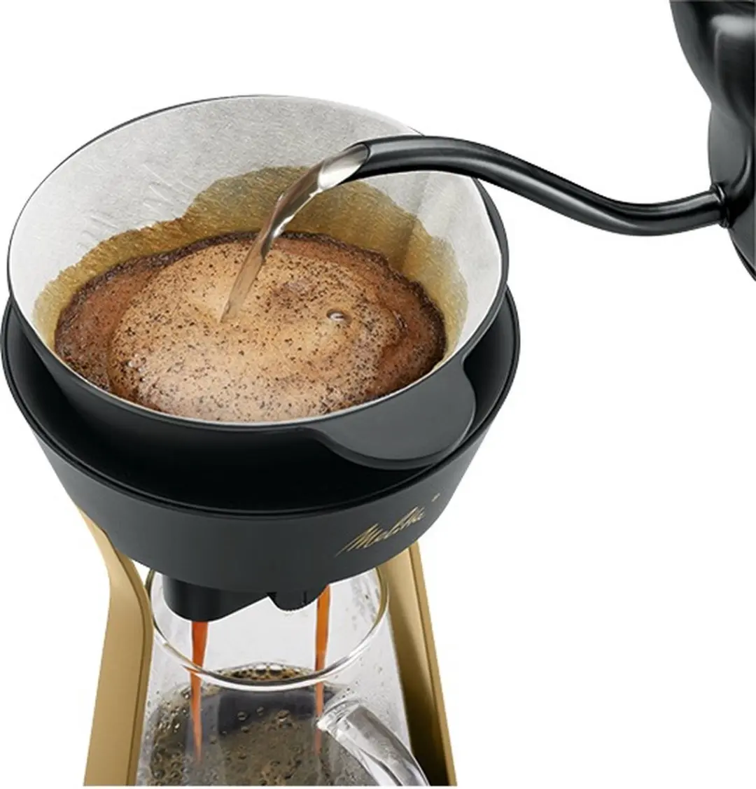 Melitta Amano 6772206 Filterhouder - Goud/Zwart