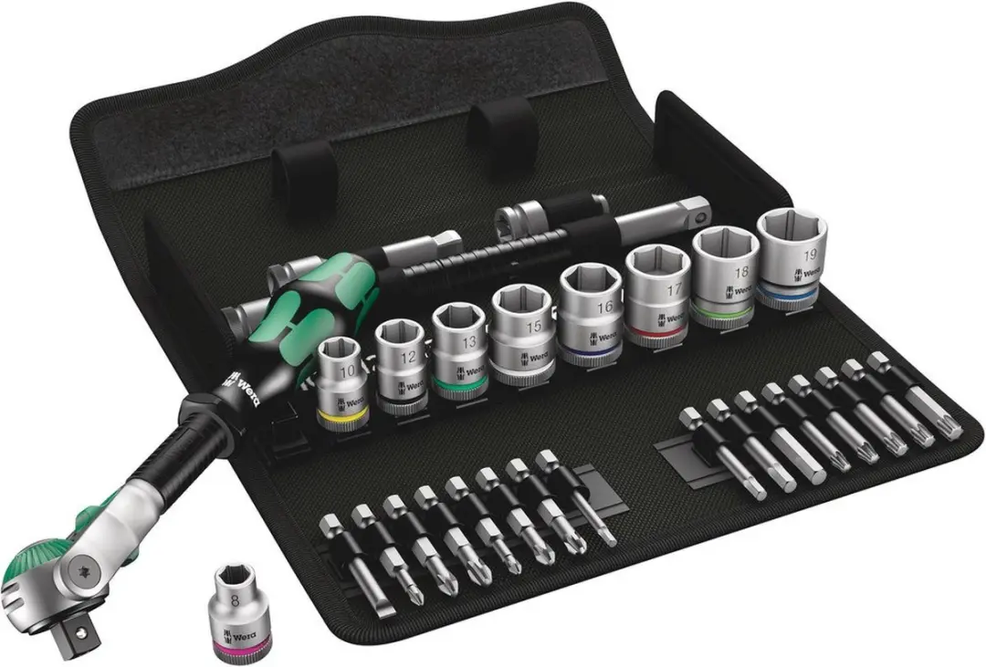 Wera 8100 SB Zyklop Speed Dopsleutelset 29-delig