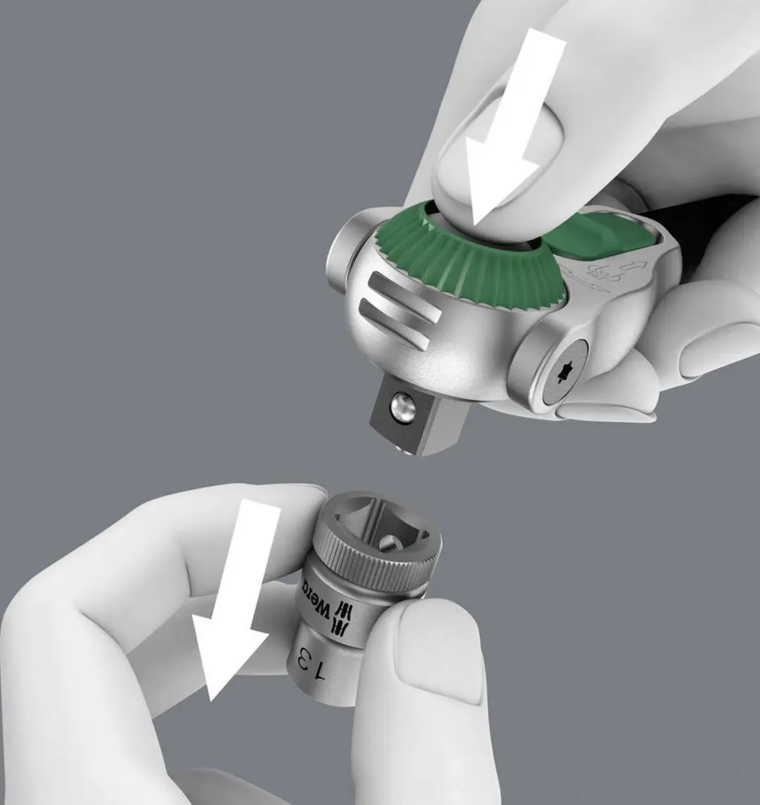 Wera 8100 SB Zyklop Speed Dopsleutelset 29-delig - Metrisch 3/8