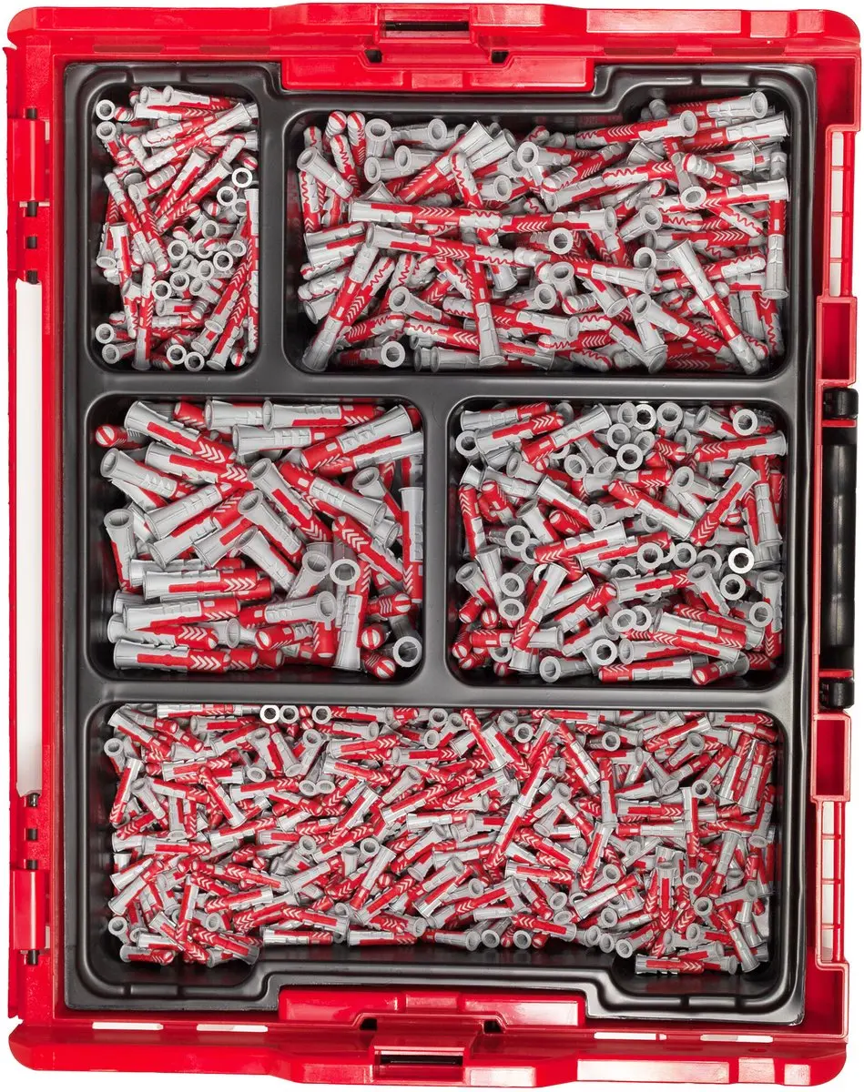 Fischer DuoPower L-BOXX 102 - 910-delig - 5 Vakken